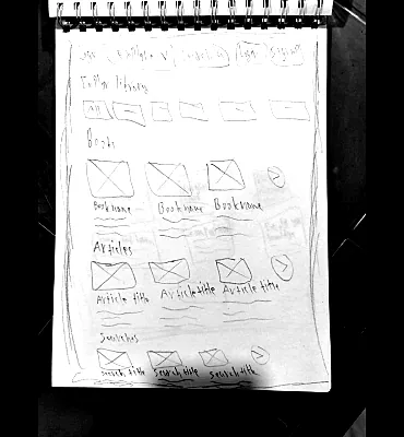 Paper sketch: library