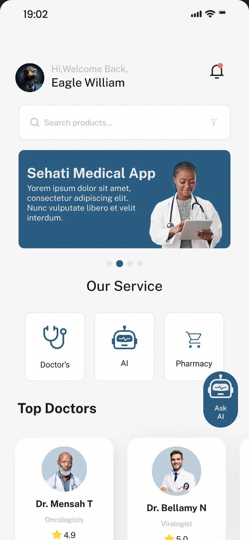 Home: four services