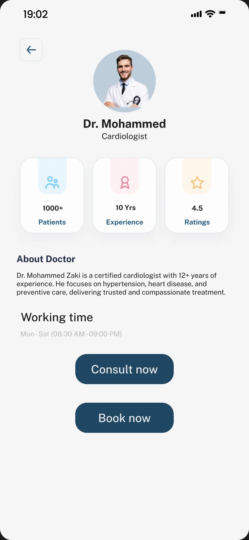 Doctor profile