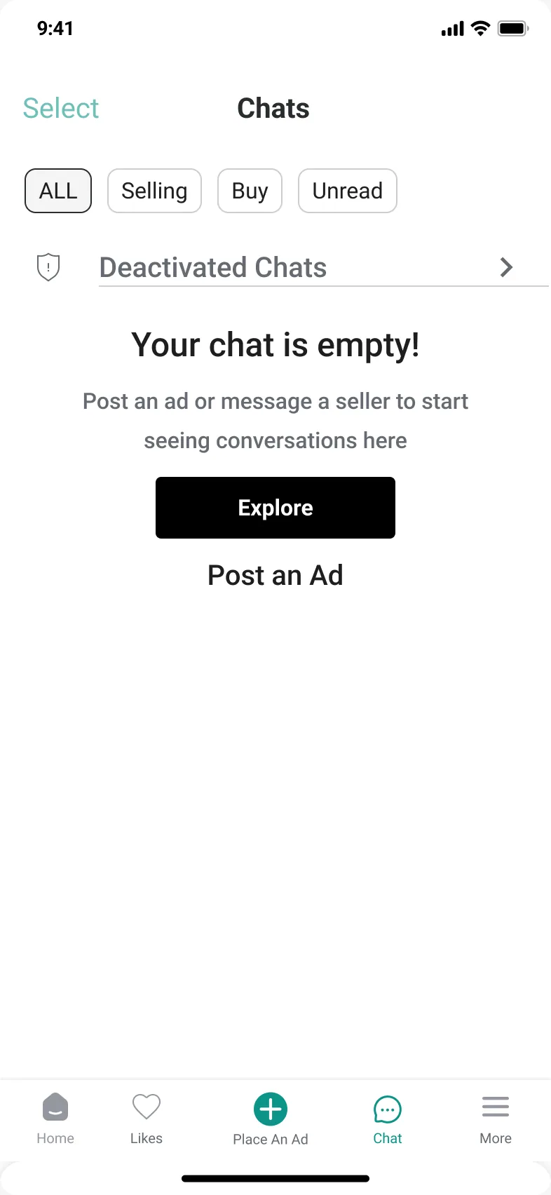 Chats with buyers